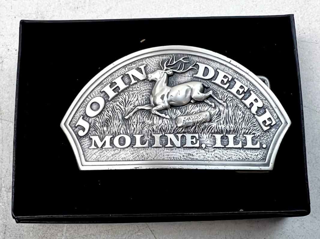 1983 John Deere Historical Trademark Belt Buckle - 2\
