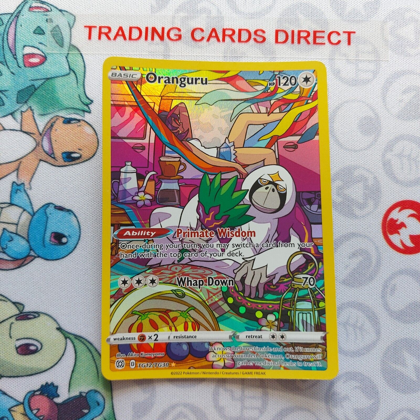 Oranguru TG12/TG30 Ultra-Rare Brilliant Stars Pokemon Card