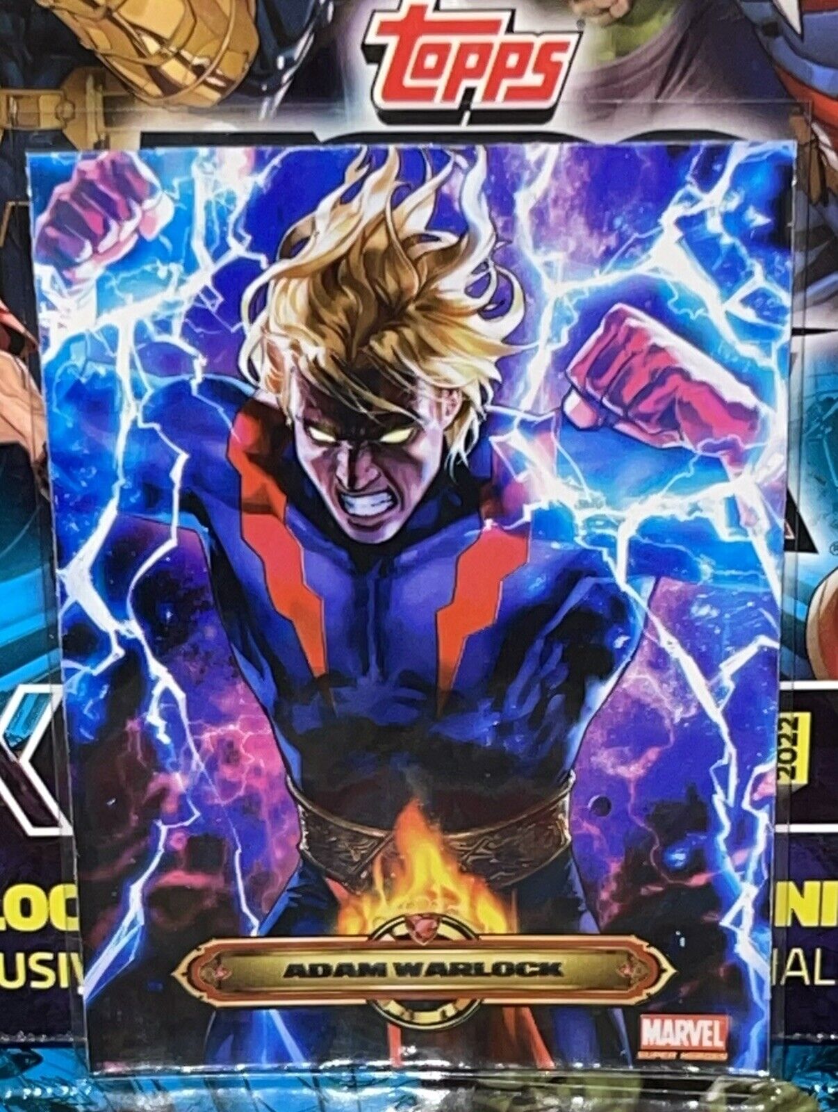 2019 MARVEL SUPER HEROS RARE FOREIGN CARD ADAM WARLOCK #51