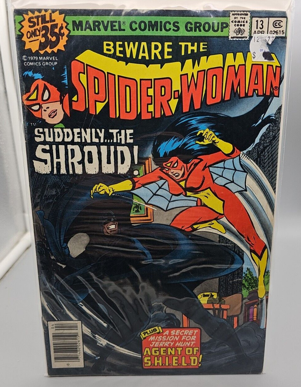 Spider-Woman #13 (Marvel Comic 1979) Suddenly... the Shroud