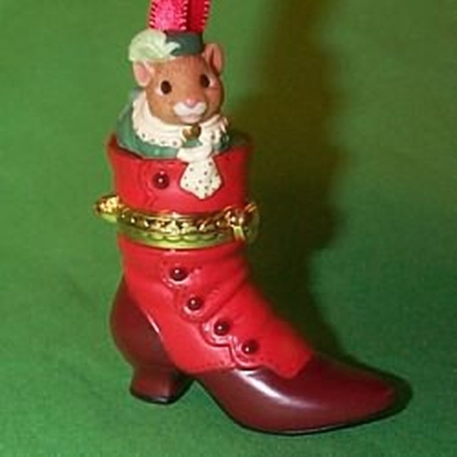 \'Fashion Afoot - Porcelain\' \'New Collector\'s Series\' NEW Hallmark 2000 Ornament