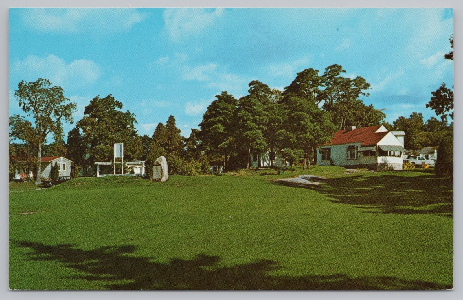 State View~Lake Champlain New York~Basin Harbor Club~Vintage Postcard