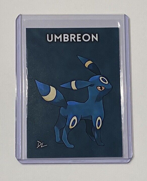 Umbreon Limited Edition Artist Signed Pokemon Trading Card 2/10