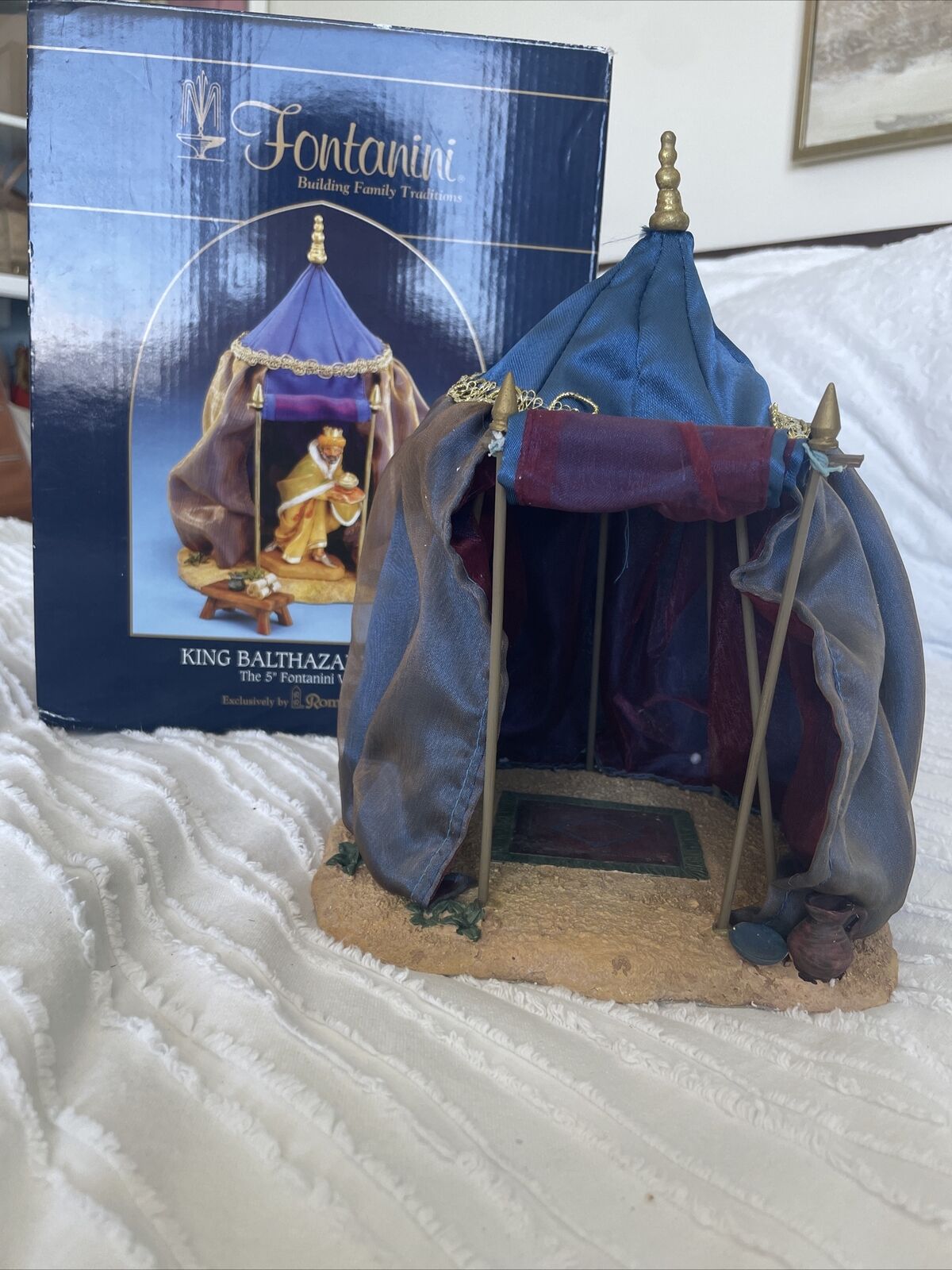 Fontanini Heirloom Nativity 5 Inch King Balthazar’s Tent In Box 55546
