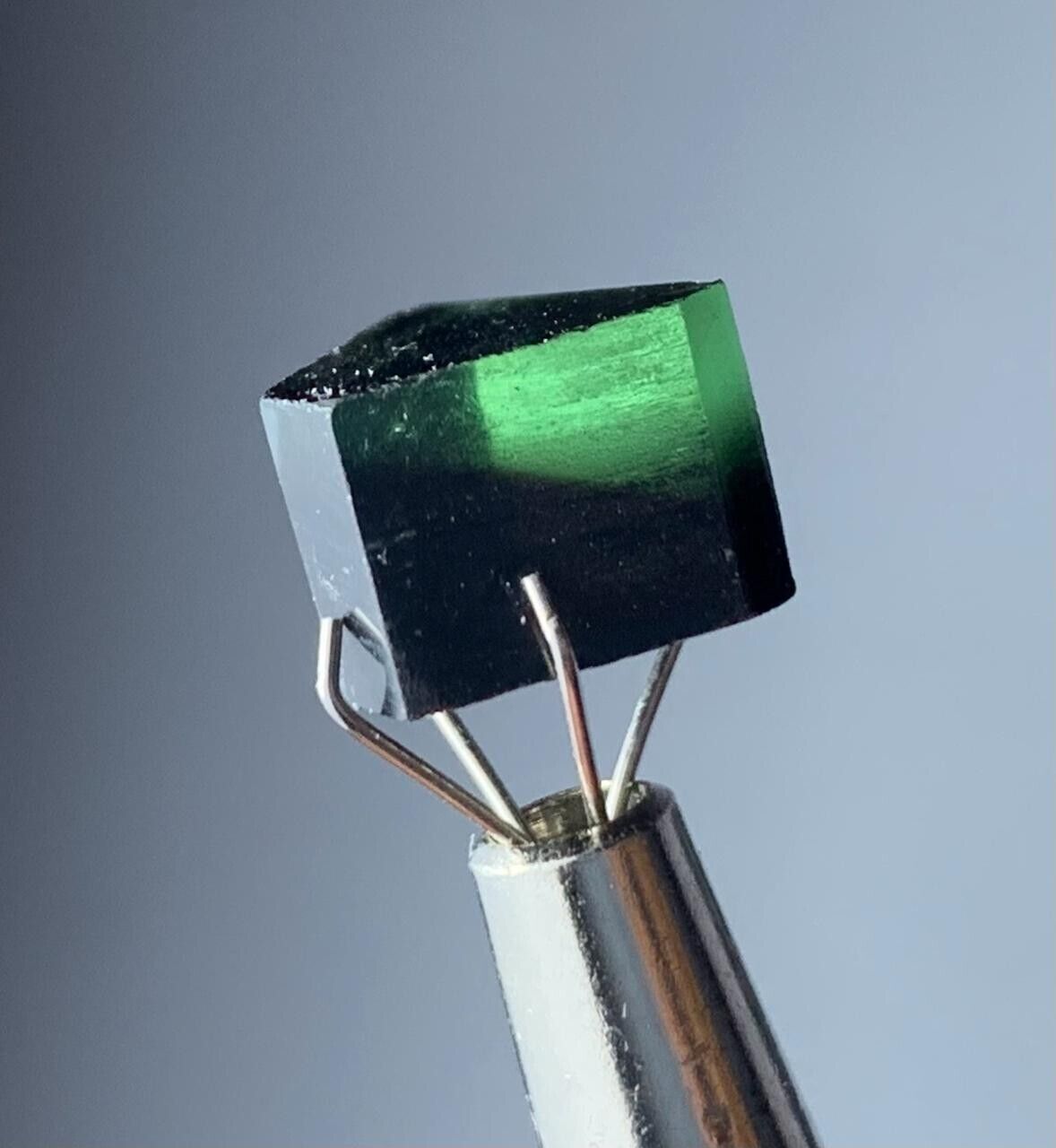 6.60 Cts beautiful Bi Color Tourmaline crystal from Afghanistan