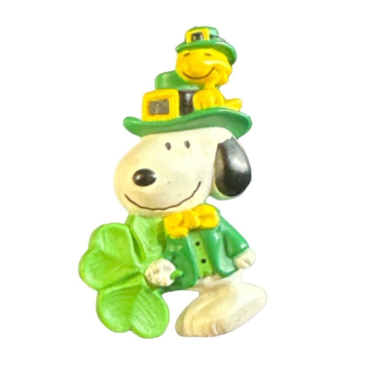 Vintage Hallmark Snoopy & Woodstock Leprechaun St. Patrick\'s Day Pin