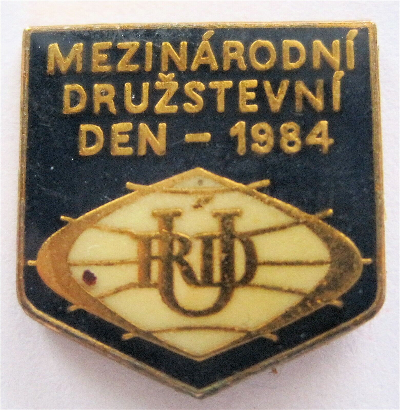 URD - 1984 INTERNATIONAL FRIENDSHIP DAY - DDR - EAST GERMANY PIN