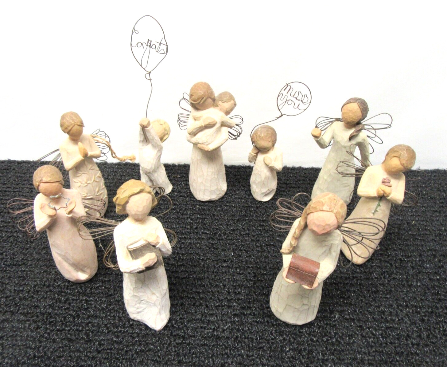 Vintage Willow Tree Figurines Lot Of 9 1999-2006 See Pics & Description