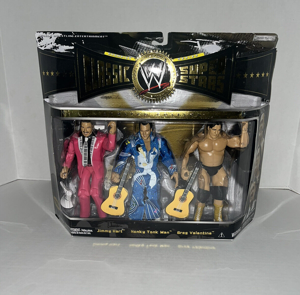 Rhythm & Blues -Hart Honky Tonk Man Valentine WWE Classic Superstars 3 Pack WWF