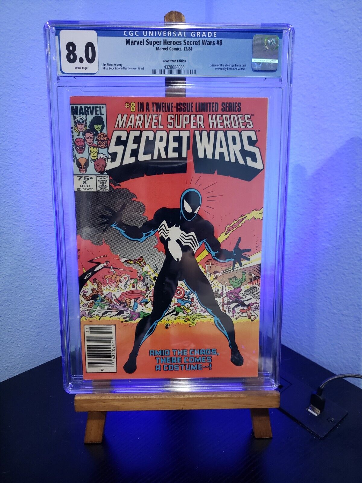 Marvel Super-Heroes Secret Wars #8 (Marvel, December 1984) CGC 8.0 Newsstand