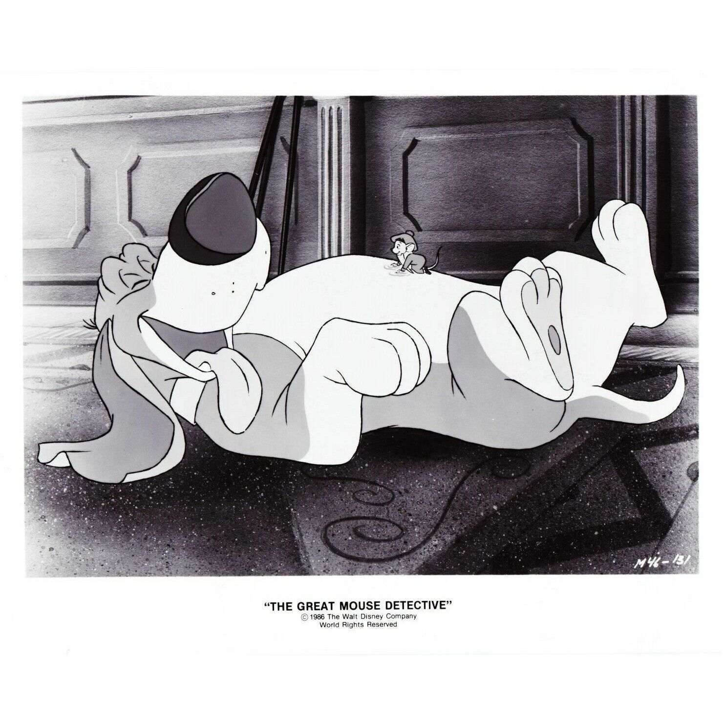 Toby The Dog Promo Photograph Disney The Great Mouse Detective 1986 8x10