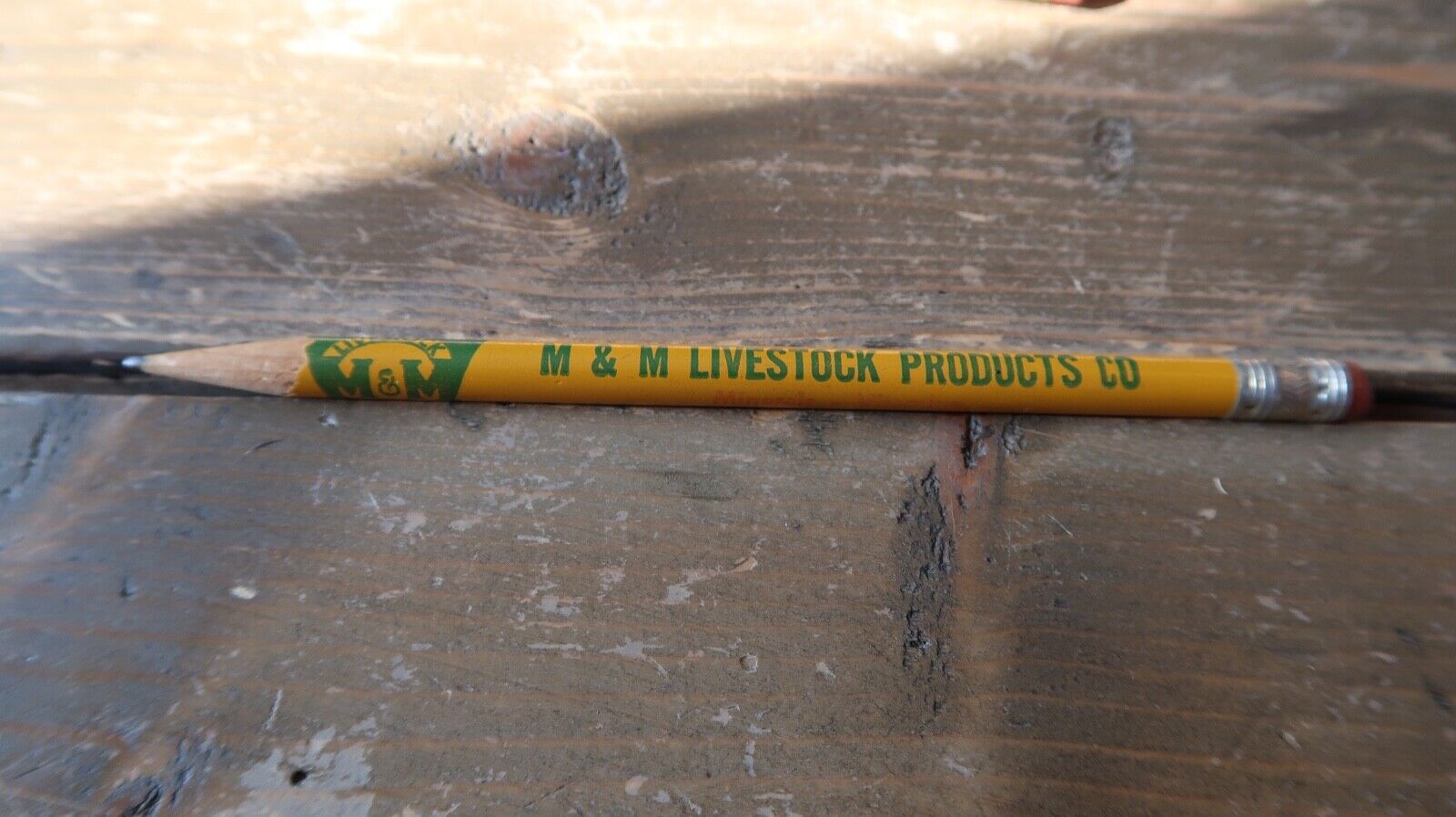 Vintage M&M Livestock Pencil