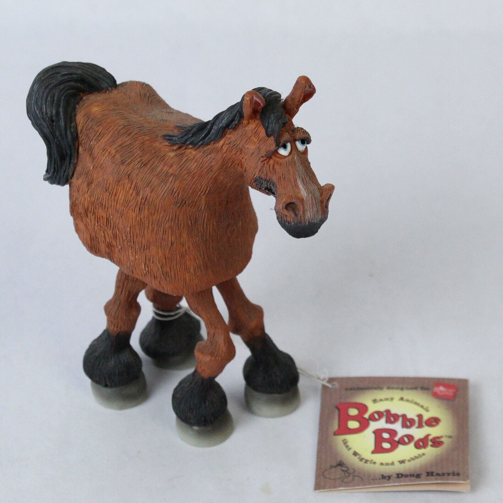 Vintage Russ Doug Harris Horace Bobble Bods Horse Figurine Brown 24290