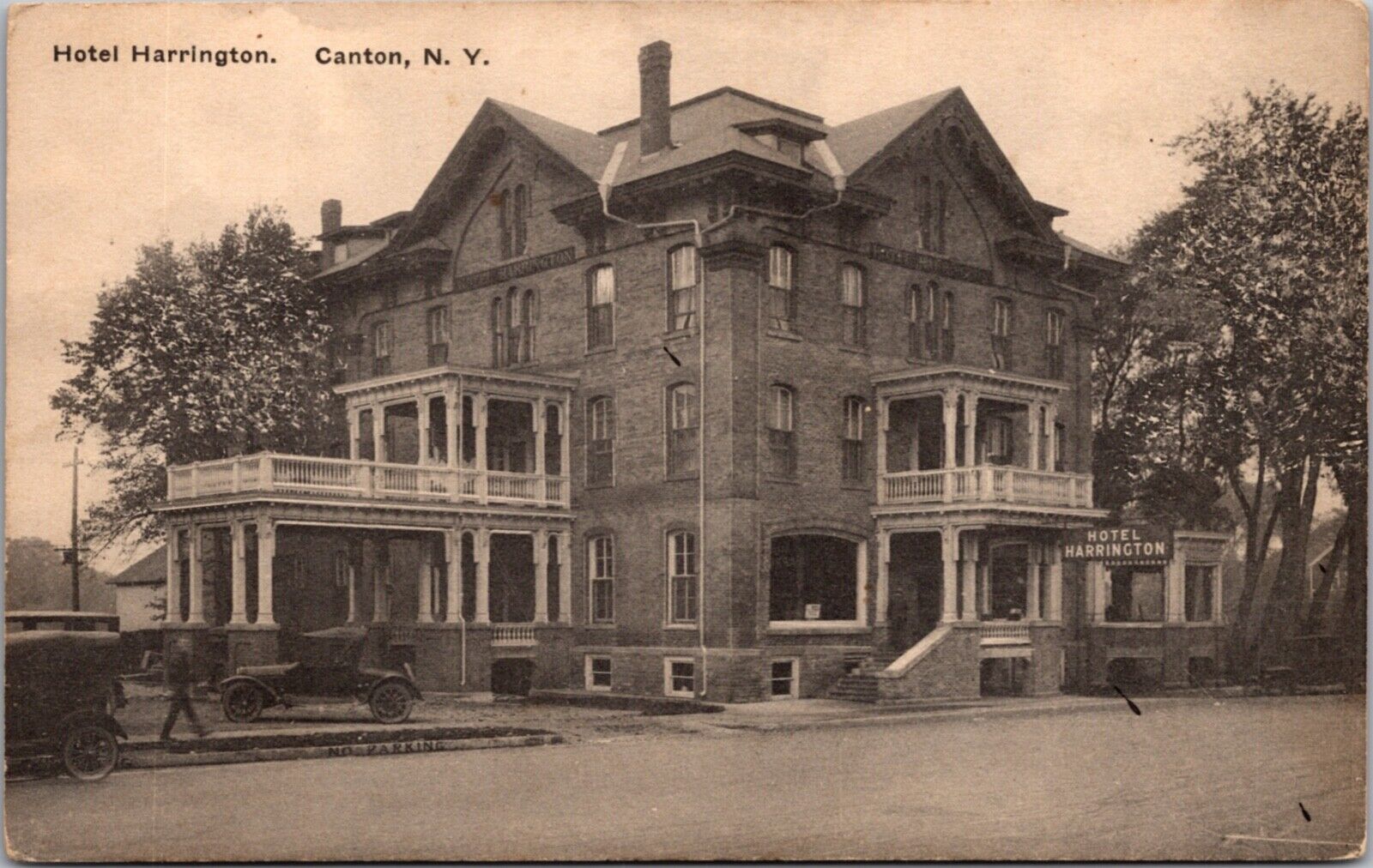 Postcard Hotel Harrington in Canton, New York