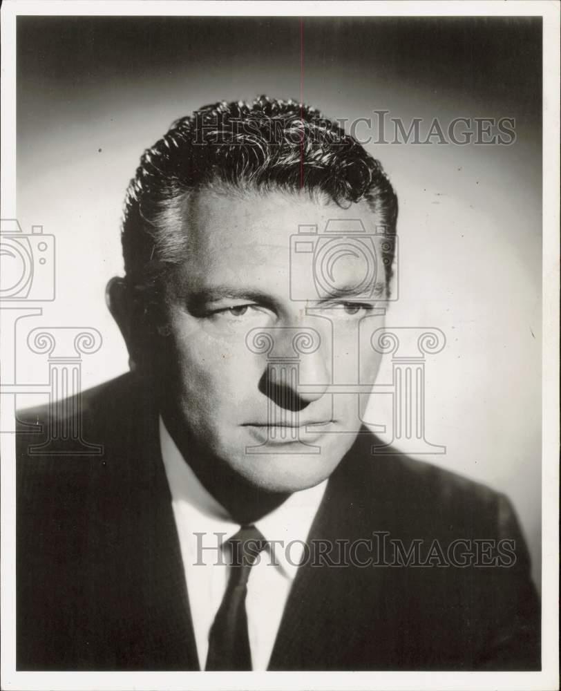 1961 Press Photo Harold J. Stone, Guest Star on \
