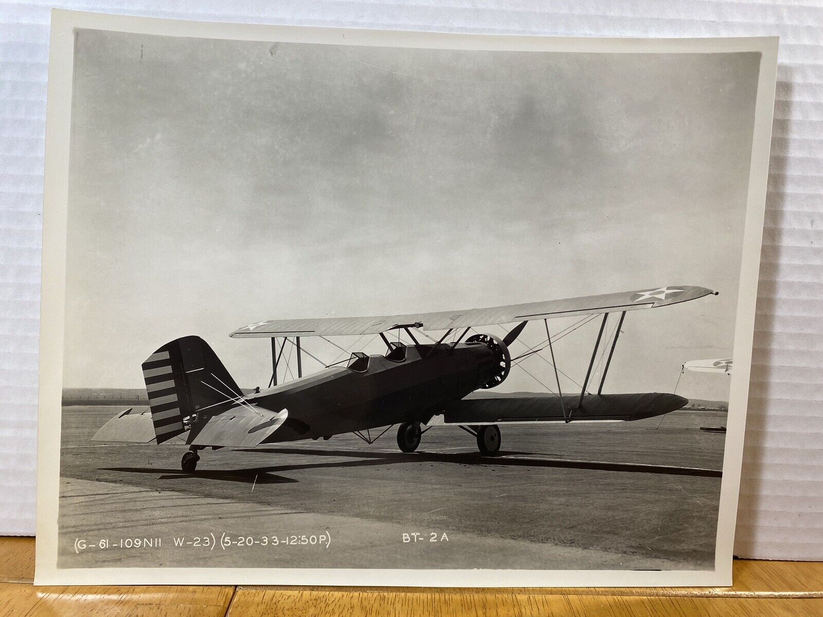 Douglas BT-2 biplane Observation Aircraft VTG Photo Print.