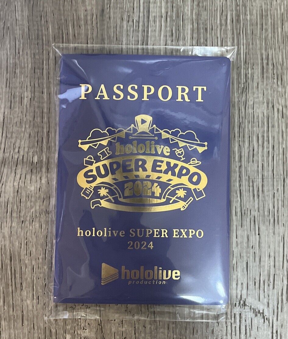 Hololive SUPER EXPO 2024 Limited to visitors Passport JAPAN Rare