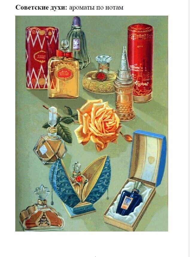 Catalog Soviet russian USSR perfumes 1940-1990s.   87