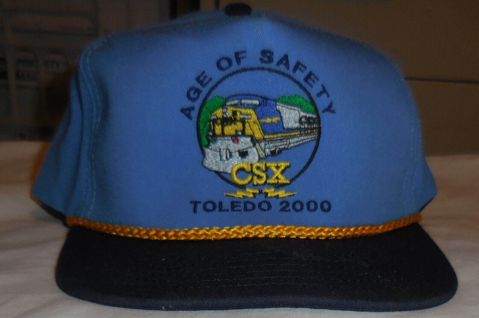 1 CSX Toledo Ohio 2000 Age Of Safety Hat cap Adjustable made in USA