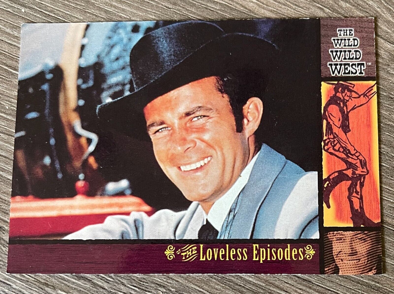 James T. West 2003 Rittenhouse The Wild West THE LOVELESS EPISODES Promo #P1