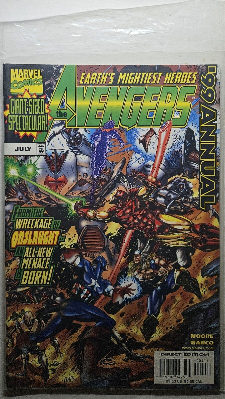 The Avengers #1999 Annual • KEY 1st Appearance The Protectorate (1999 Marvel)