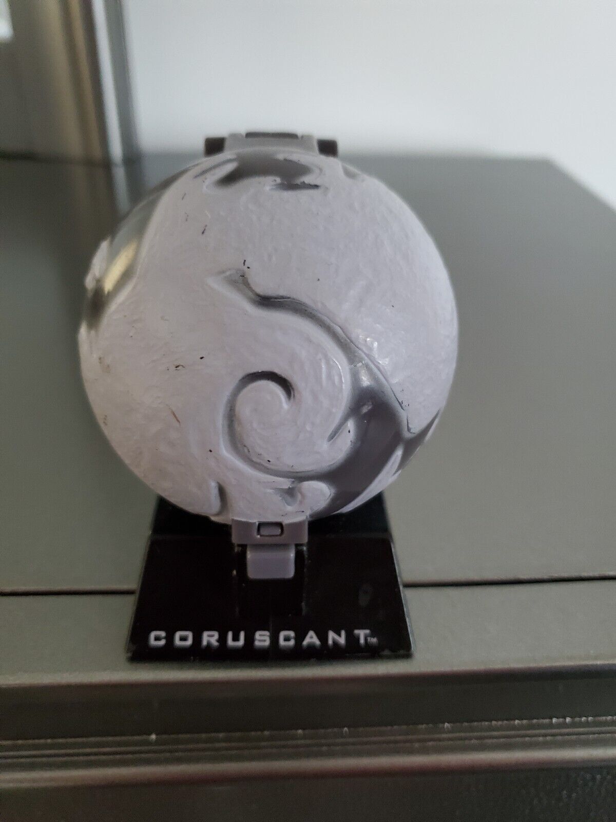 VINTAGE Star Wars Collectible: CORUSCANT Mini Planet Globe Works AS IS SEE PICS 