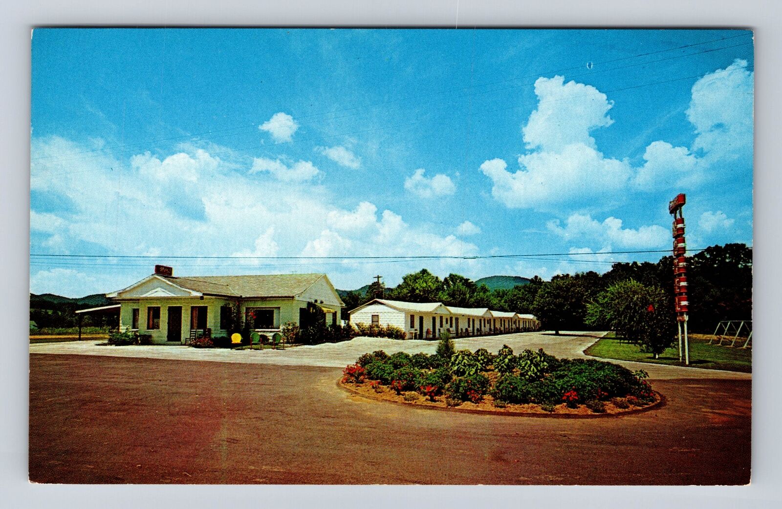 Townsend TN-Tennessee, Dock\'s Motel, Highway 73, Advertising, Vintage Postcard
