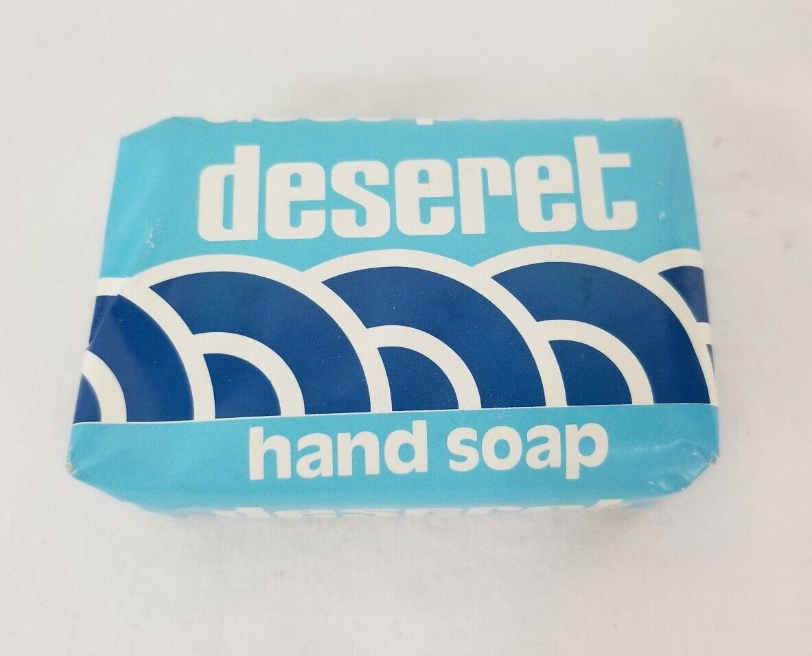 Vintage Deseret Bar Hand Soap LDS Mormon Latter Day Saints **RARE MISSPELLING**