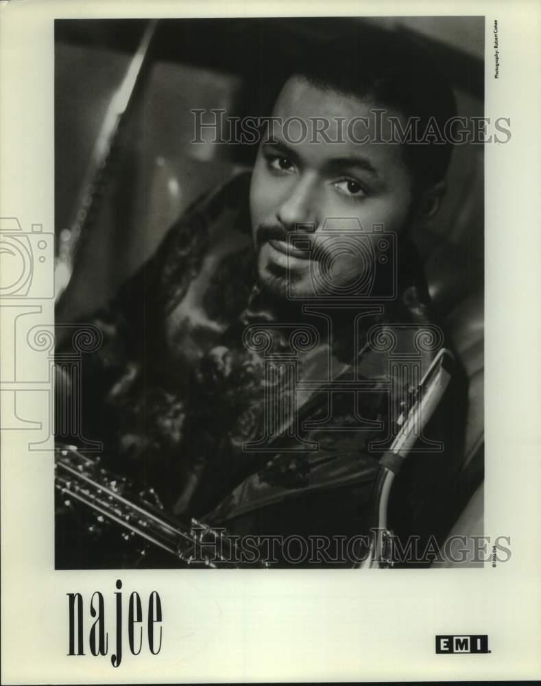 1990 Press Photo Najee, musician - nop63758