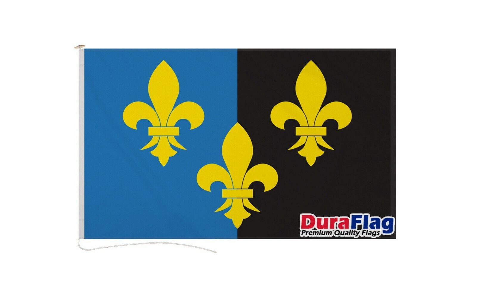 MONMOUTHSHIRE WALES DURAFLAG 150cm x 90cm HIGH QUALITY FLAG ROPE & TOGGLE