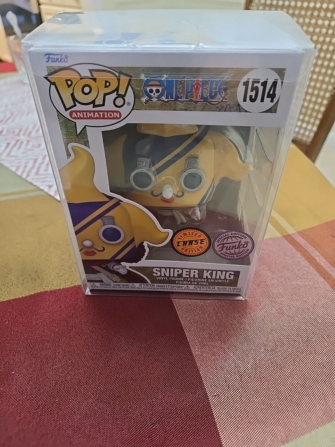 CHASE Funko Pop Animation: SNIPER KING #1514 (One Piece) w/ Protector