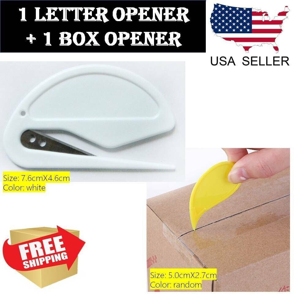 Office Safety Paper Sharp Mail Envelope LETTER OPENER with Package BOX OPENER US