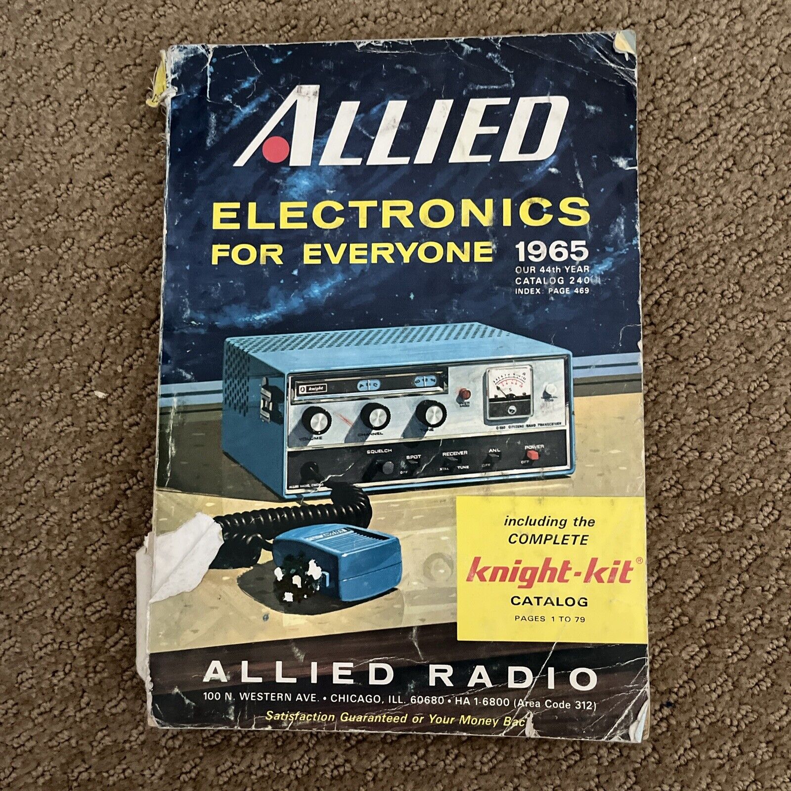 Vintage 1965 Allied Electronics For Everyone Allied Radio
