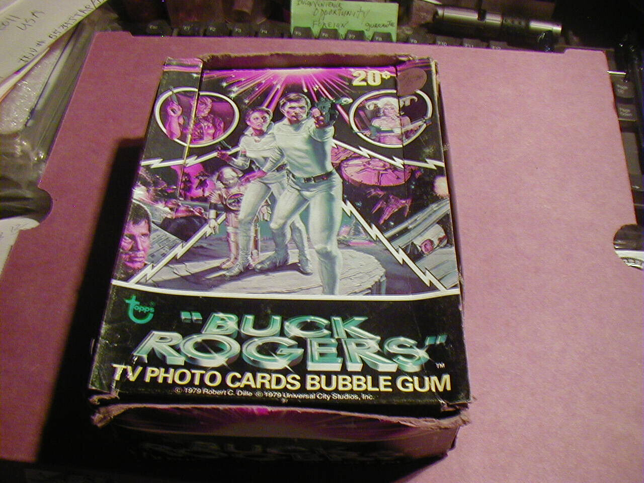TOPPS 1979  * BUCK ROGERS * TV PHOTO CARDS  (9) - FACTORY SEALED  PACKS W/ BOX