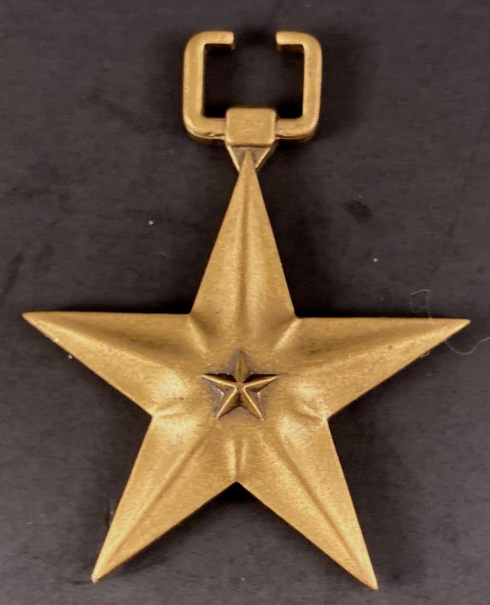 RARE NAMED WWII BRONZE STAR COMBAT AWARD DOUBLE STRIKE UN-ISSUED VG CONDITION