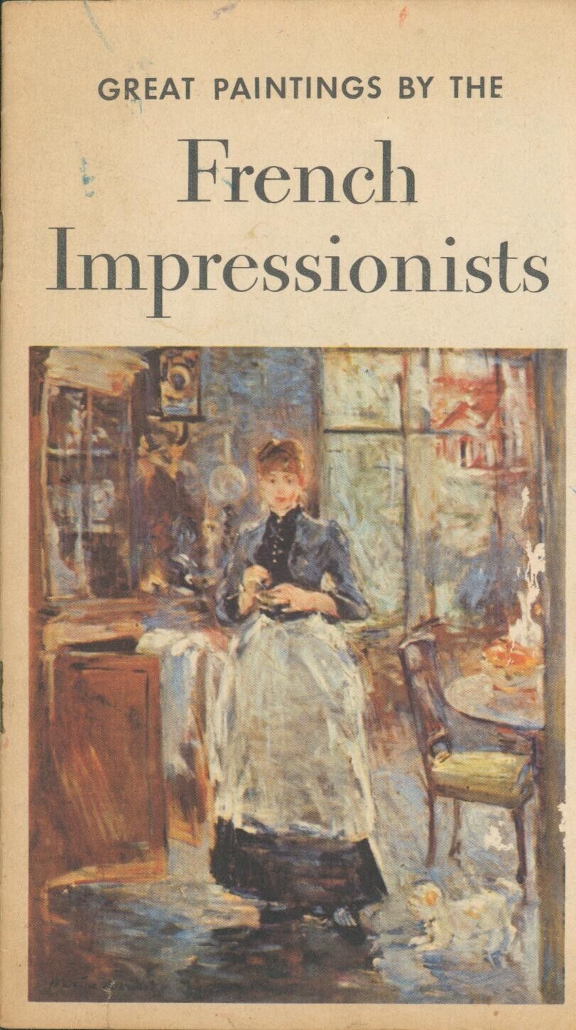 French Impressionists Great Paintings 1958 GM Information Rack Sam Hunter