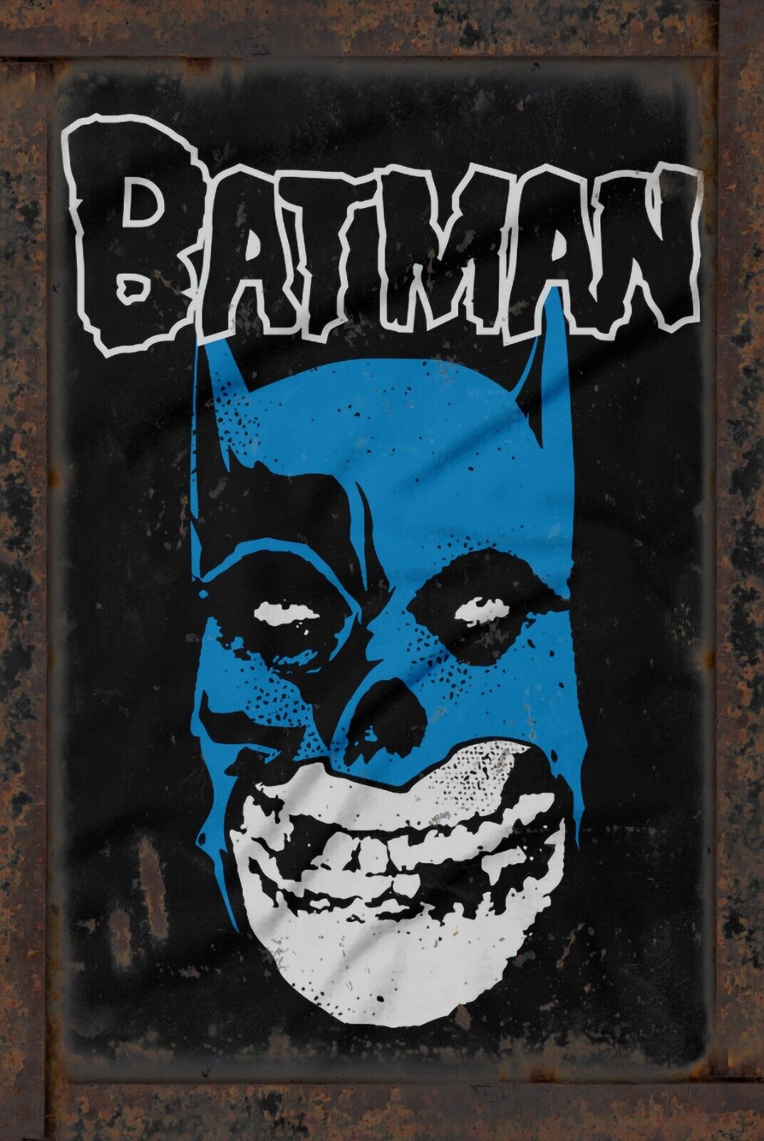 Batman Misfits 8x12 Rustic Vintage Style Tin Sign Metal Poster