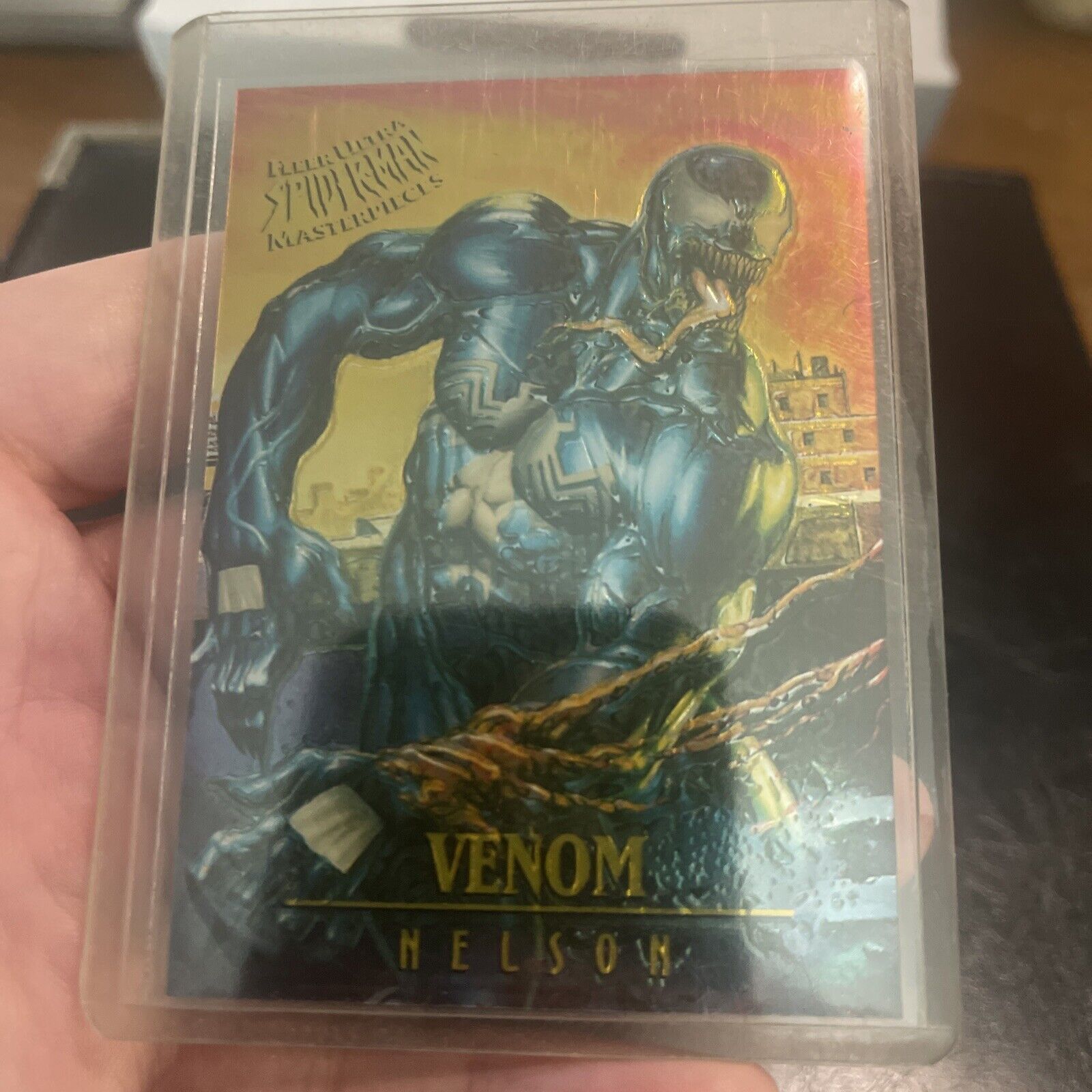 1995 Ultra Spider-Man Masterpieces #7 Venom  💎 🔥RARE🔥 