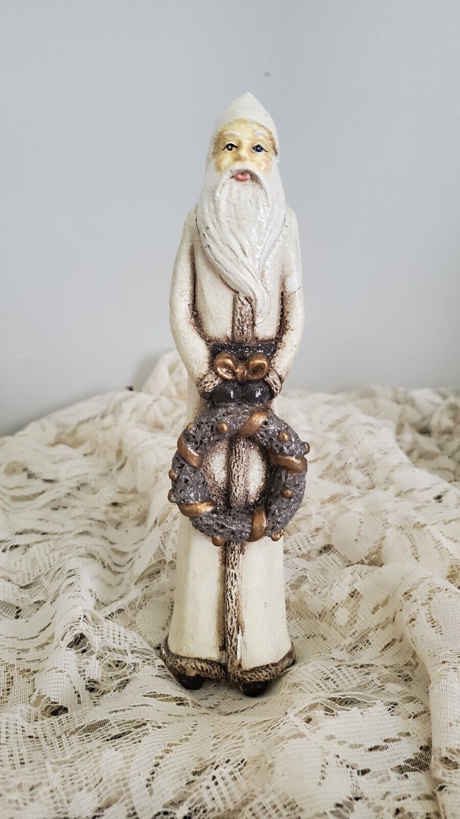 Vintage St Nicholas. Christmas Figurine.