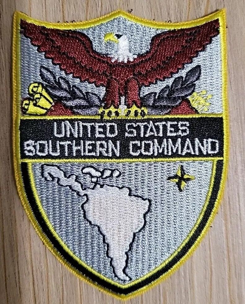 US SOUTHCOM Embroidered Military  Patch w Hook Backing 3