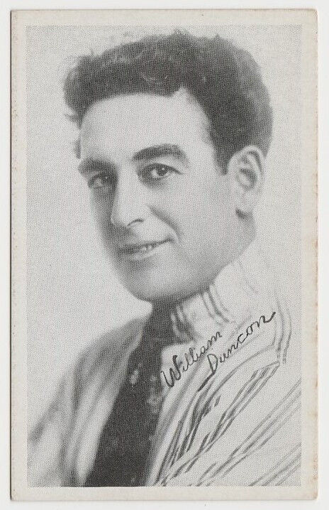 William Duncan circa 1917-1921 Kromo Gravure Trading Card - Silent Film Star