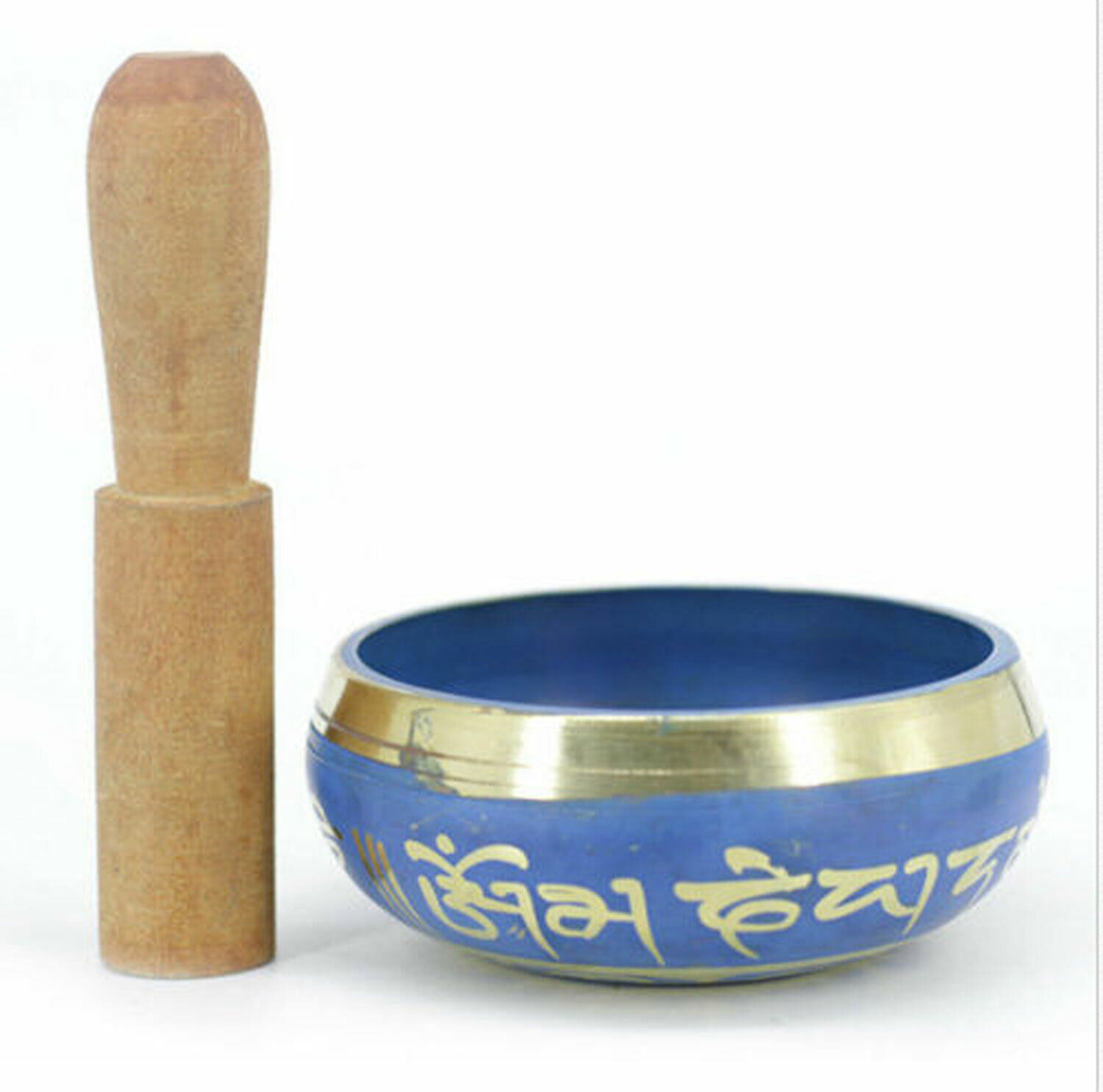 9.5cm Healing Music Singing Bowl Tibetan Buddhist Yoga Meditation Copper