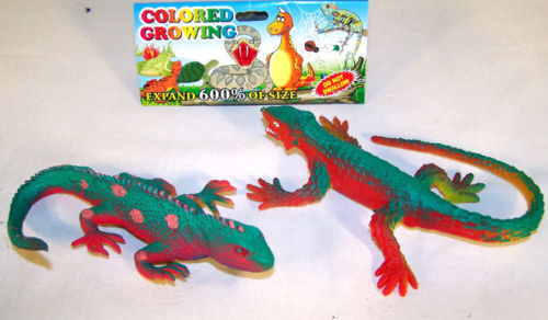 12 JUMBO GROWING LIZARDS water absorbing grow lizard toys expanding novelties
