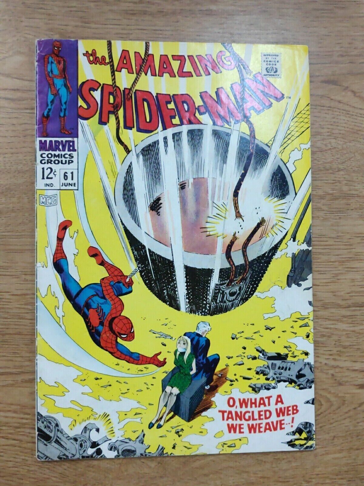 Amazing Spider-Man #61 1968 Marvel 1st Gwen Stacy Cover John Romita