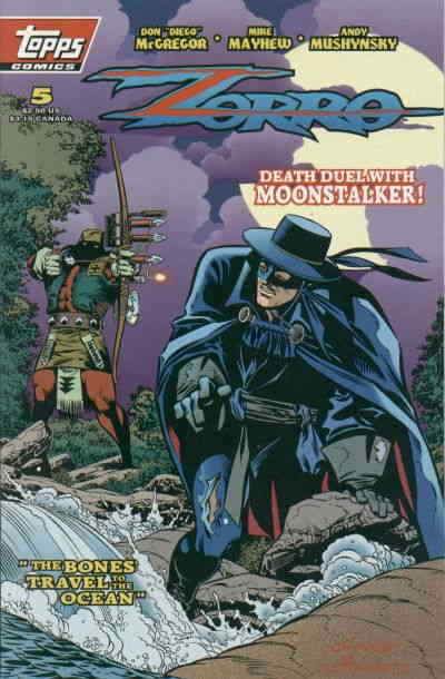Zorro (Topps) #5 VF; Topps | Keith Giffen Cover - we combine shipping