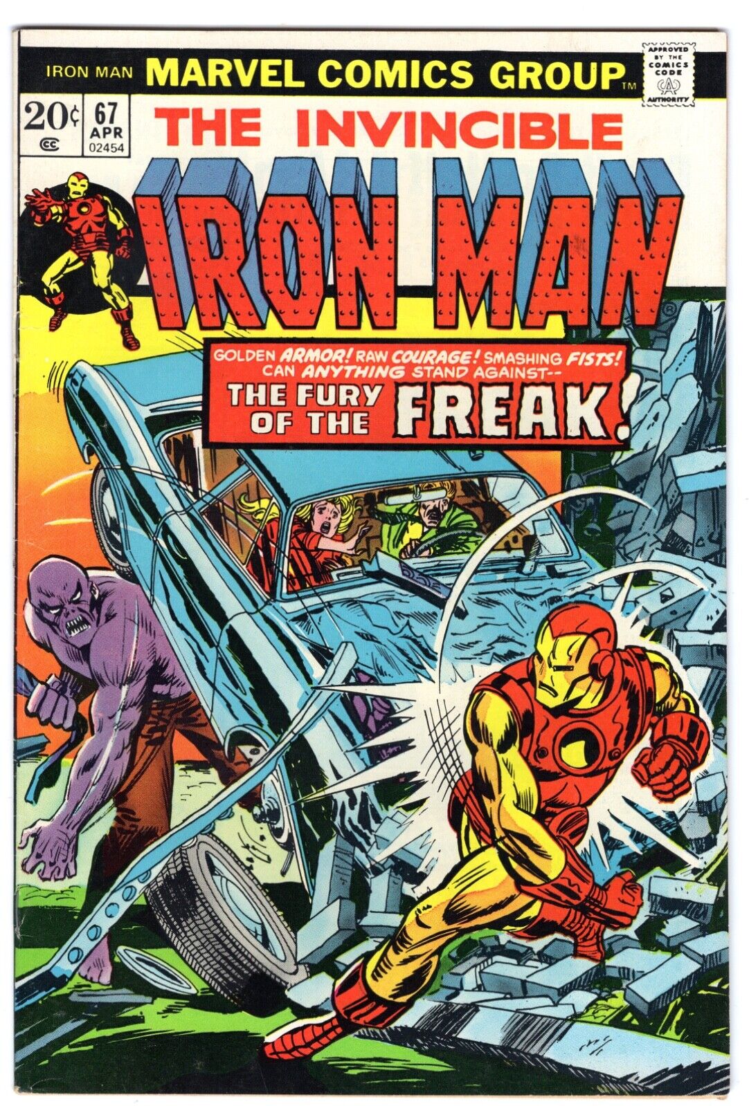 Iron Man 67 VF 1974 Tuska & Kane art/  last .20 ish