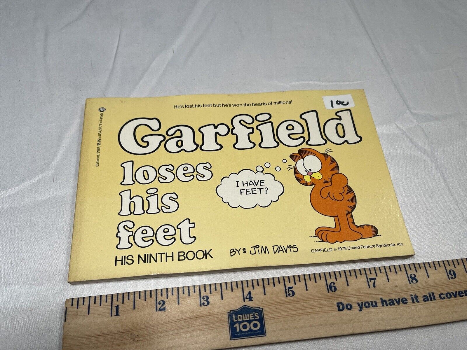 Garfield Loses His Feet- Him Davis Vintage 1984