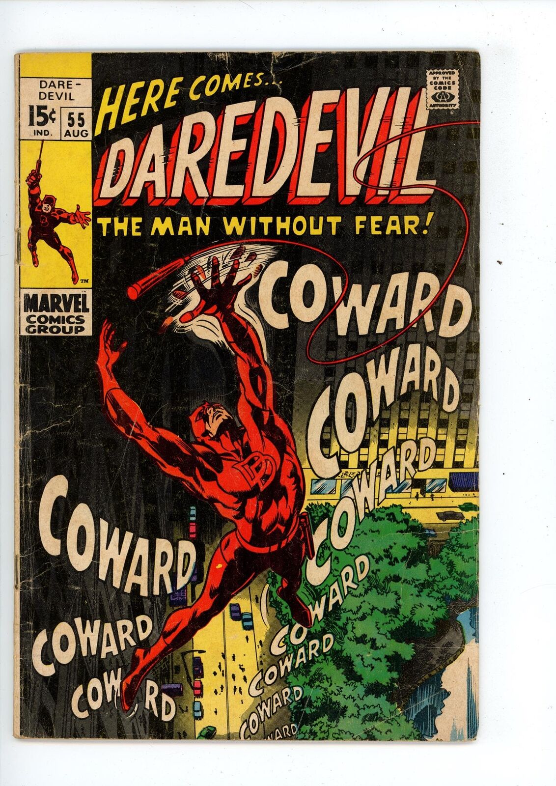 Daredevil #55 (1969) Daredevil Marvel Comics