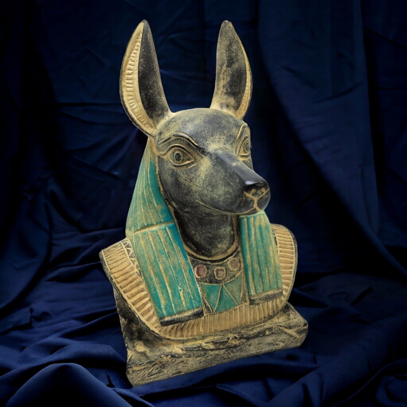 Antique Ancient Egyptian Head Anubis Death protector Rare Pharaonic Egyptian BC