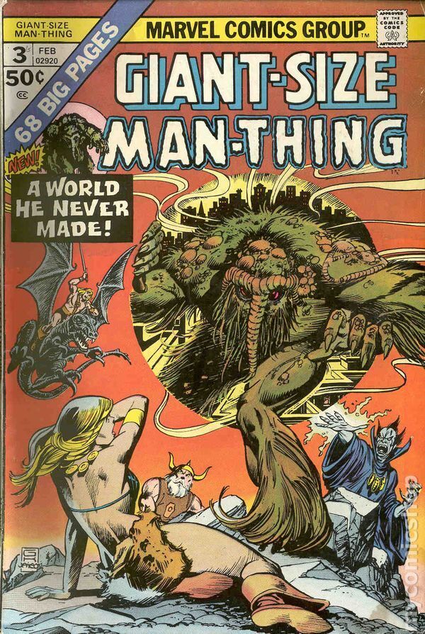 Giant Size Man-Thing #3 VG- 3.5 1975 Stock Image